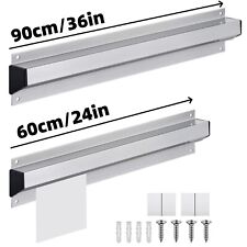 16/24/36in Restaurant Ticket Holder Receipt Hold Aluminum Order Rack Ticket Rack