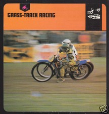 Grass track racing motocross - grass,