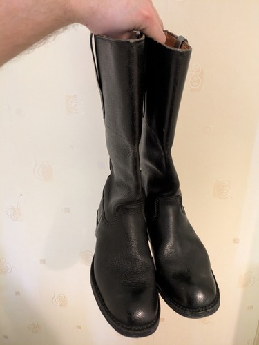 Vintage leather military - , style