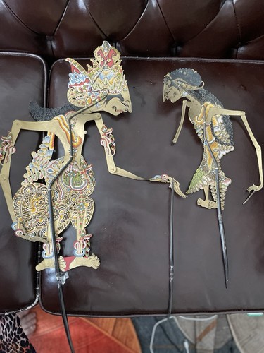 Asian leather shadow puppet - shadow,