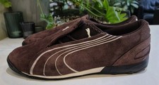 PUMA SPEEDCAT VINTAGE TRAINERS. MENS SIZE 11 UK. BROWN/CREAM  ??2007??