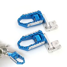 For Honda CBR929RR 00-01  40mm Lower Front Foot Pegs Wide Rider Blue