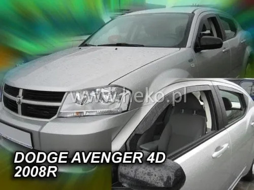 Heko wind deflectors for dodge - for,