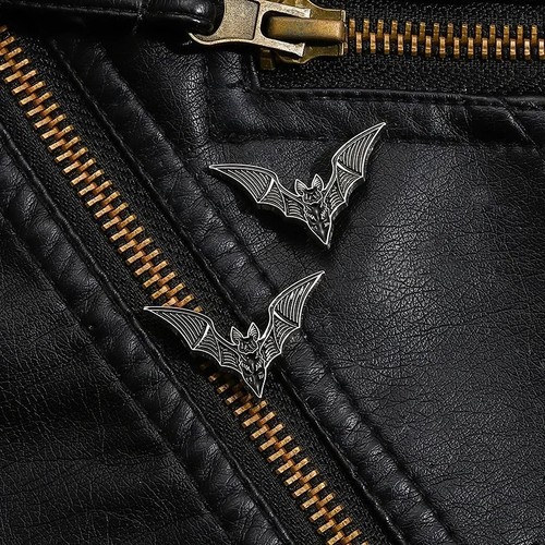 Gothic halloween bat brooch - bat,