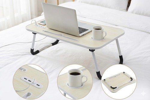 Foldable lap desk with usb - desk,