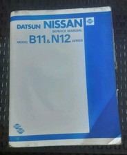 Datsun Nissan B11 sunny & N12 Genuine Service Manual 1982 No SM2E-N1B1GO