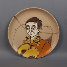 Majolica Wall Plate Boy with