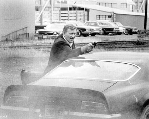 John wayne aims - aims, gun