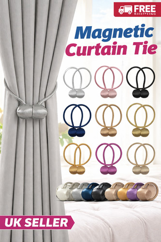 Strong magnetic curtain tie - 2x,