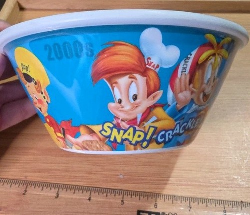 Kelloggs 100yrs cereal bowl - kelloggs,