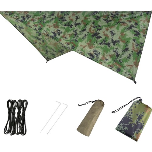 Versatile camping tarp - camping,