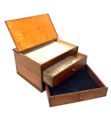 Antique Tabletop Storage Box /