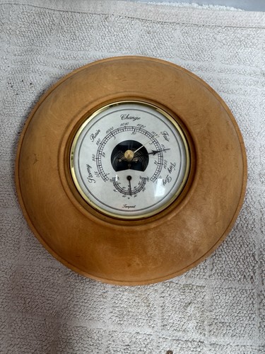 Vintage barometer thermometer - vintage,