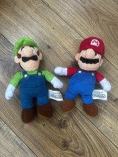 Luigi and Mario Plush Teddy