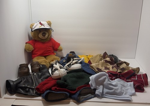 Vintage brown bab teddy - brown,
