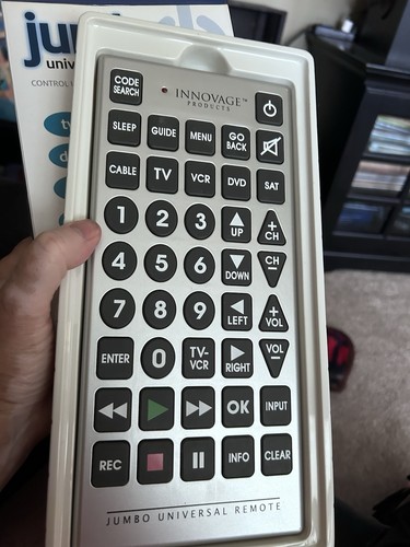 New jumbo universal remote - new, tv