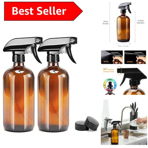 Set amber glass spray - set,