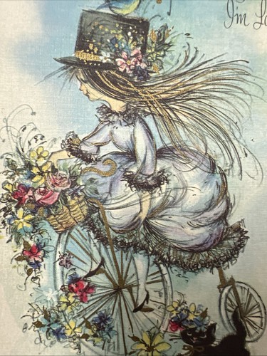 Vtg birthday card - card, little