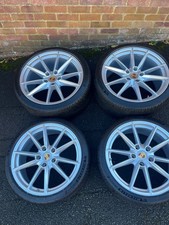 genuine porsche 992 911 carrera s alloy wheels 21/20 inch with winter tyres