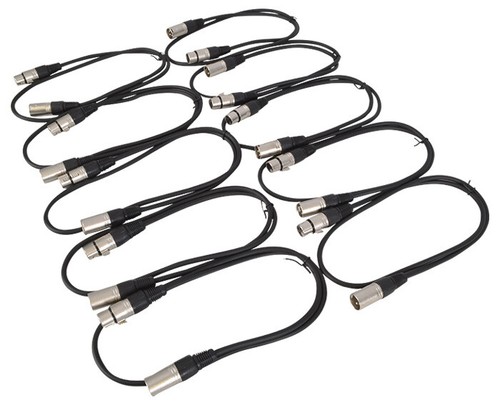 Xlr patch cables 1m - patch,