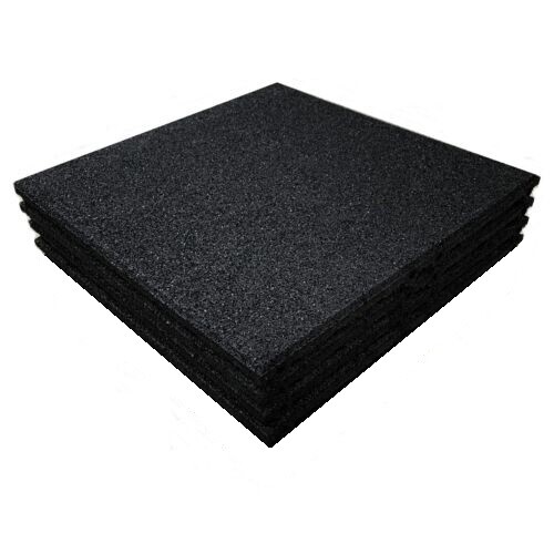 Black rubber safety - 4x,