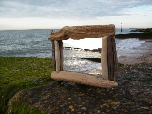 Sea driftwood mirror from - sea,