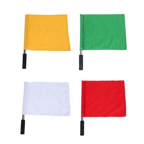 Pcs hand referee flags - 4,