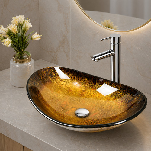 Bathroom sink glass wash - bathroom,