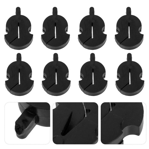 8pcs rubber violin - rubber, practice