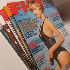 FHM Magazine 2001 Bundle (5 Issues) Charlize Theron H.Berry E.Bunton L. Redknapp