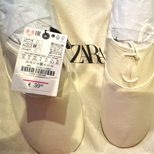 Zara white lace trainers - zara,