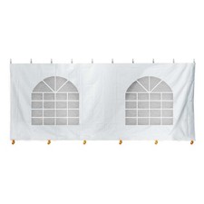 7x20 Window Blockout Sidewall Canopy Event Tent Wedding Party Vinyl Panel Used