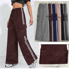 Ladies Fur Lined Wide Leg Side