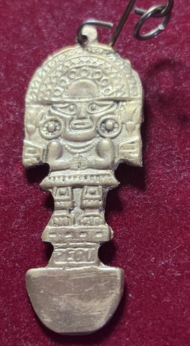 Vintage peruvian god - god, tumi