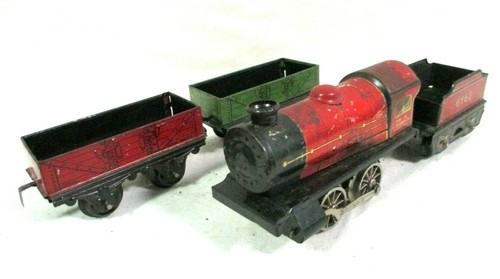 Hornby red locomotive 6161 - hornby, locomotive,
