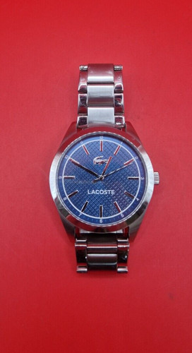 Lacoste stainless steel strap - steel,