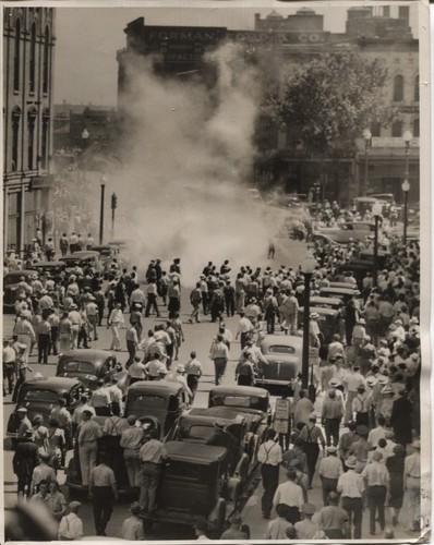 1939 press photo demonstrators - photo,