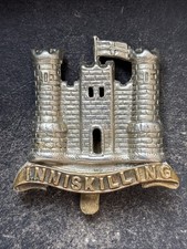 Inniskilling Dragoon Guards, Original British Army Cap Badge.