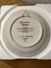Cherished Teddies Plate Jack