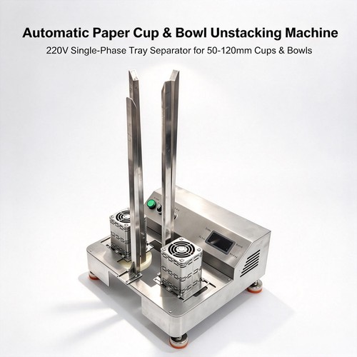 Automatic cup bowl stacker - cup&bowl, de-stacker
