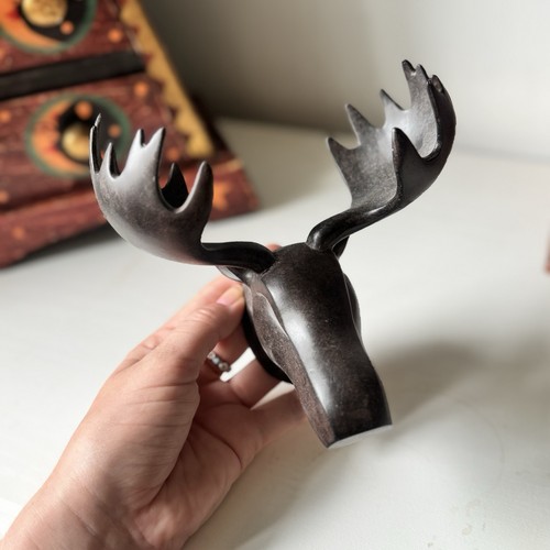 Rustic moose head - rustic,