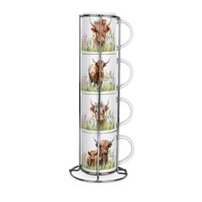 Highland cow small stacking - cow,