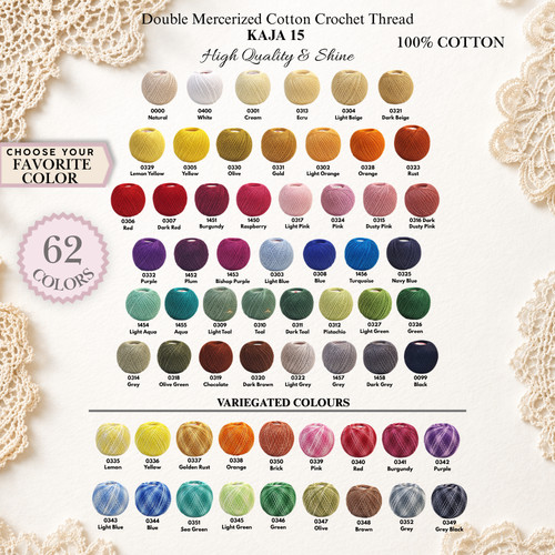 Cotton crochet thread - cotton,