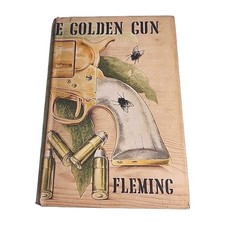 The Man with the Golden Gun Ian Fleming 1st Edition White Endpapers 1965 HB Book