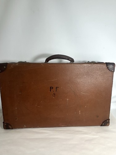 Vintage suitcase 1920s large - vintage,