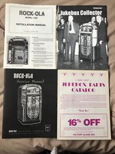 Various Juke Box Booklets inc. Rock-Ola.