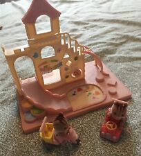 Sylvanian families Baby Casle And Walnut Squirrel Babies. With Trike And Kart.