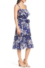 Eliza J Floral Midi Dress
