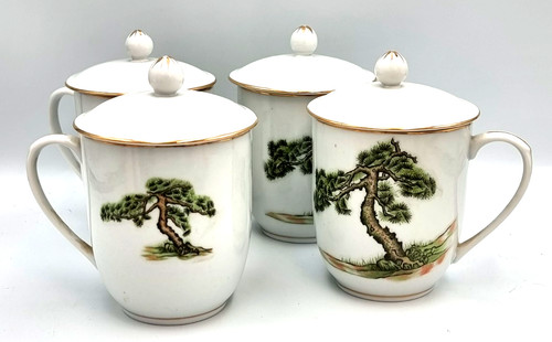 Cups mugs with lids bonsai - lids,