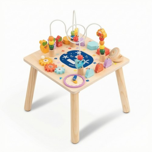 Activity table with bead maze - activity,